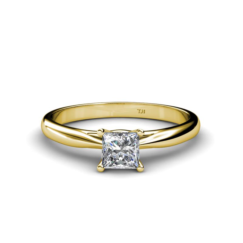 Celine 1.00 ct IGI Certified Lab Grown Diamond Princess Cut (5.50 mm) Solitaire Engagement Ring  