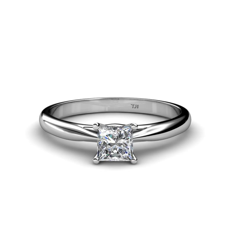 Celine 1.00 ct IGI Certified Lab Grown Diamond Princess Cut (5.50 mm) Solitaire Engagement Ring  