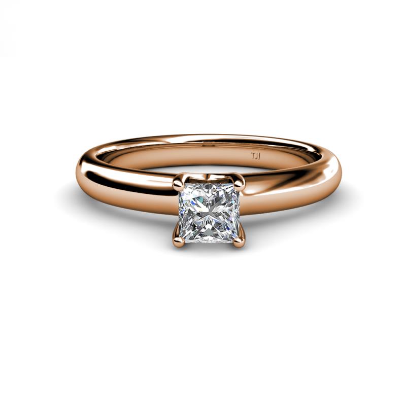 Bianca 1.00 ct IGI Certified Lab Grown Diamond Princess Cut (5.50 mm) Solitaire Engagement Ring  