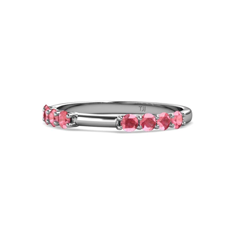 Alicia 2.60 mm Pink Tourmaline Wedding Band 