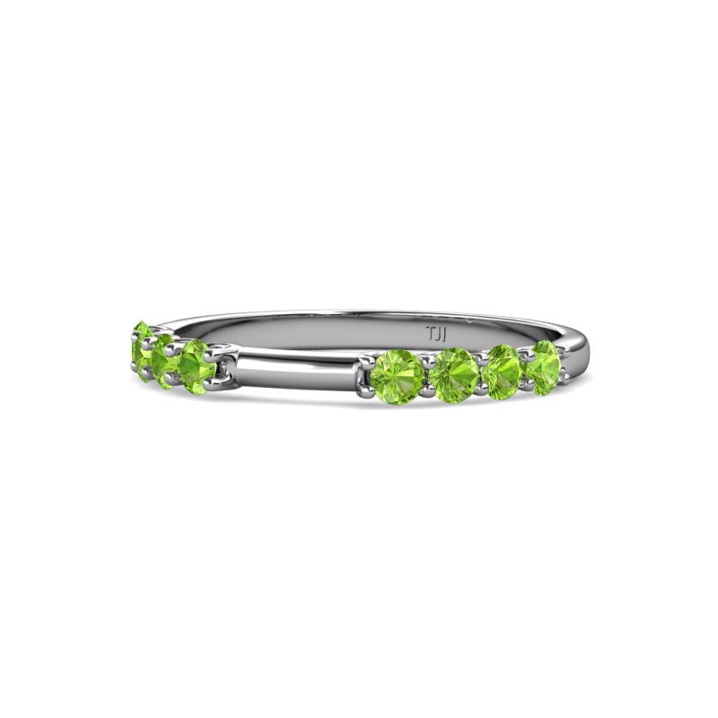 Alicia 2.60 mm Peridot Wedding Band 