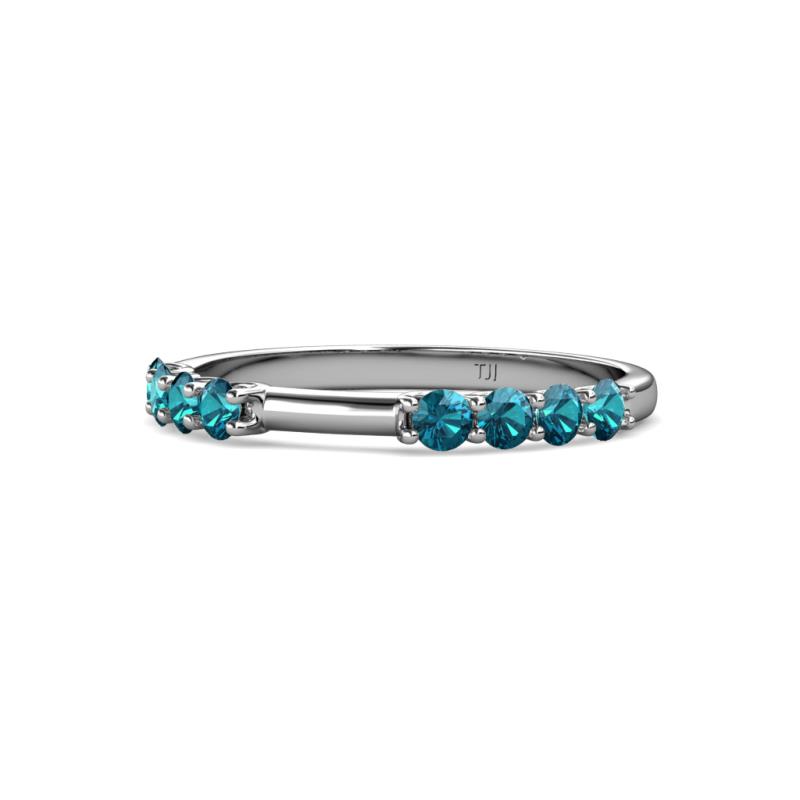 Alicia 2.60 mm London Blue Topaz Wedding Band 