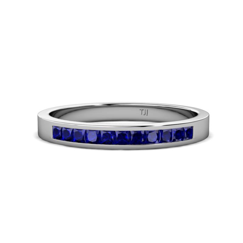 Aaryn 2.00 mm Blue Sapphire Wedding Band 