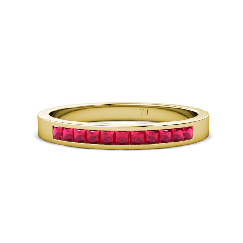 Aaryn 2.00 mm Ruby Wedding Band 