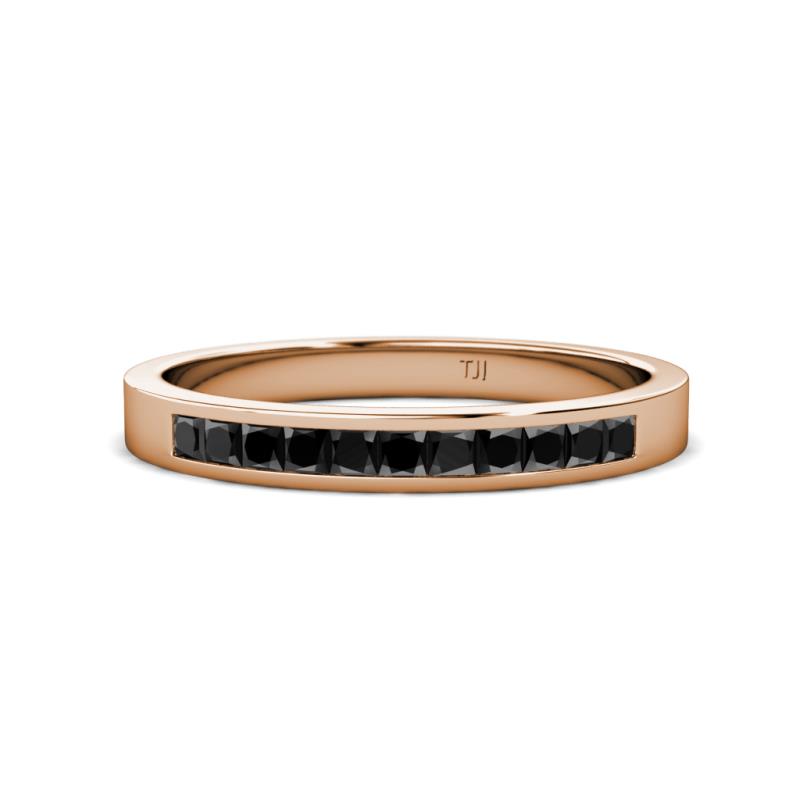 Aaryn 2.00 mm Black Diamond Wedding Band 