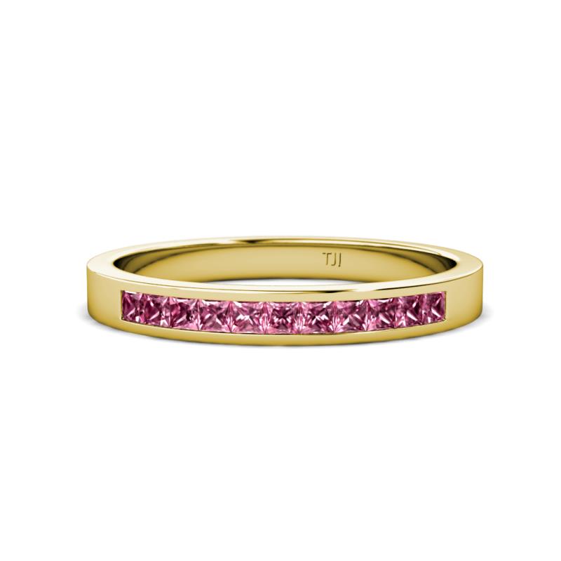 Aaryn 2.00 mm Pink Tourmaline Wedding Band 