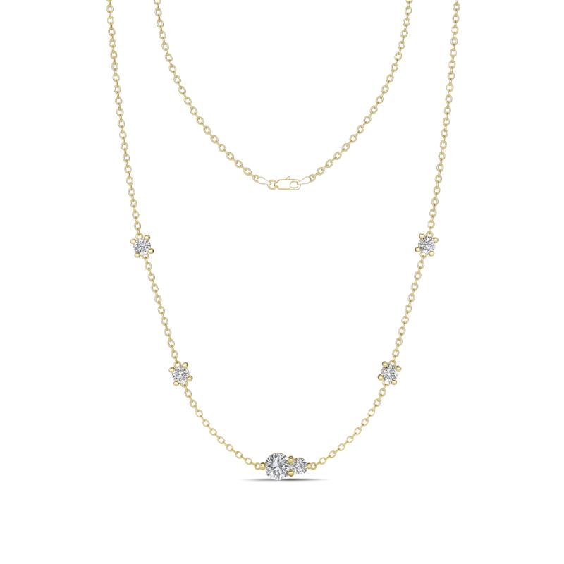 Linea 0.55 ctw Lab Grown Diamonds (4 mm) Women Station Necklace 