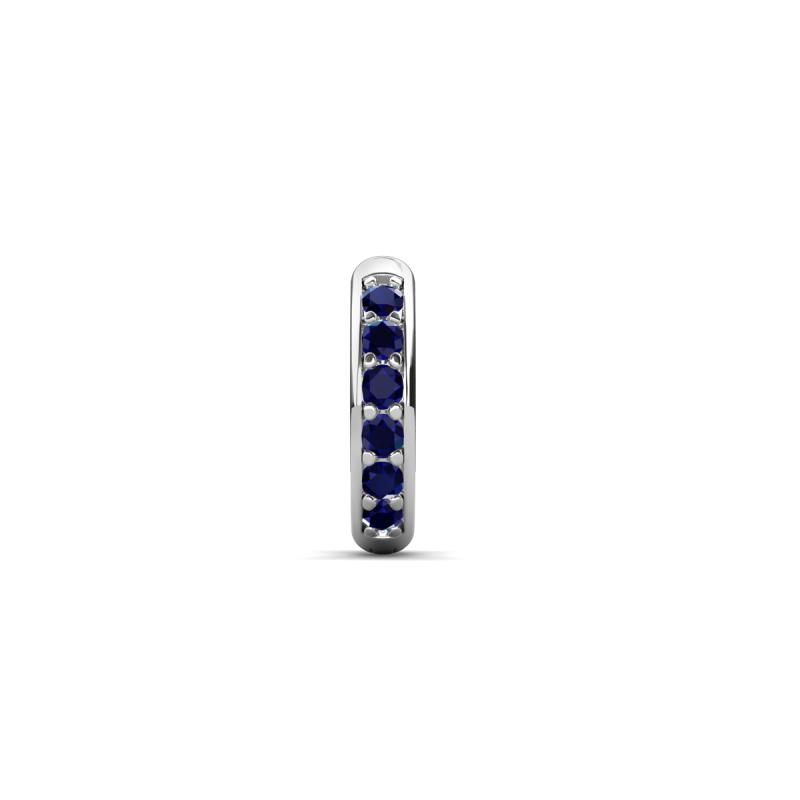 Cianna 0.15 ctw Petite Single Huggie Earring in Blue Sapphire 