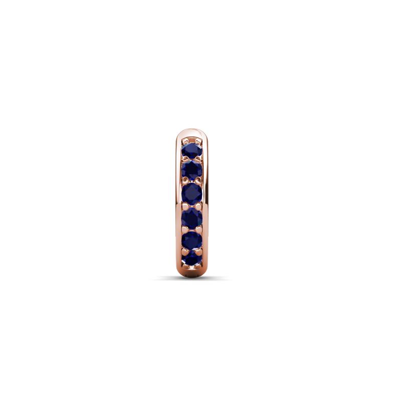 Cianna 0.15 ctw Petite Single Huggie Earring in Blue Sapphire 