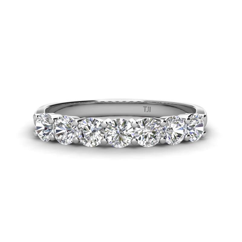 Kathleen 3.40 mm Natural Diamonds Wedding Band 