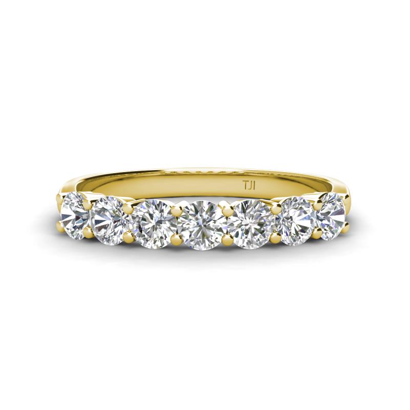 Kathleen 3.40 mm Natural Diamonds Wedding Band 