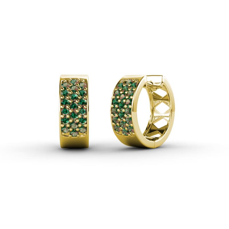Anais Lab Created Alexandrite Hoop Earrings 