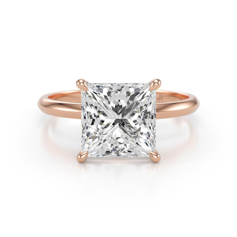 Elodie 5.00 ct IGI Certified Princess Shape Lab Grown Diamond (9.50 mm) Solitaire Engagement Ring 