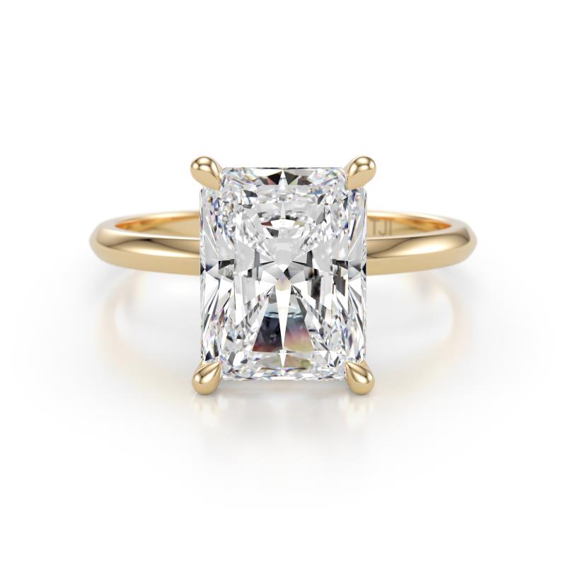 Elodie 5.00 ct IGI Certified Lab Grown Diamond Radiant Shape (11.00x8.50 mm) Solitaire Engagement Ring 