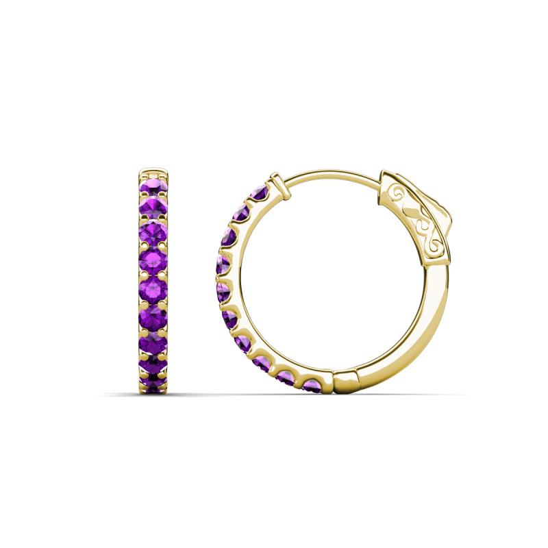 Akira 0.80 ctw Amethyst (2.00 mm) Huggie Earrings 