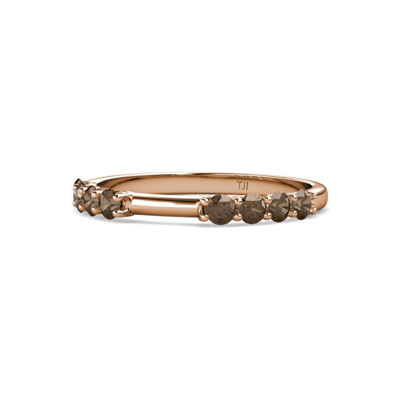 Alicia 0.48 ctw Smoky Quartz Wedding Band 