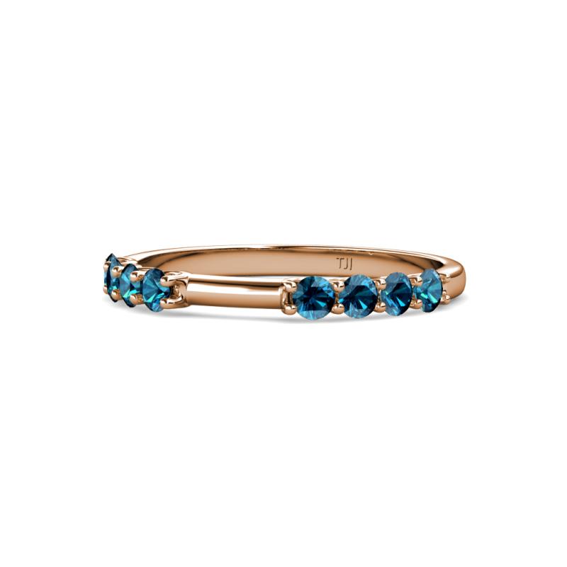 Alicia 0.56 ctw Blue Diamond Wedding Band 