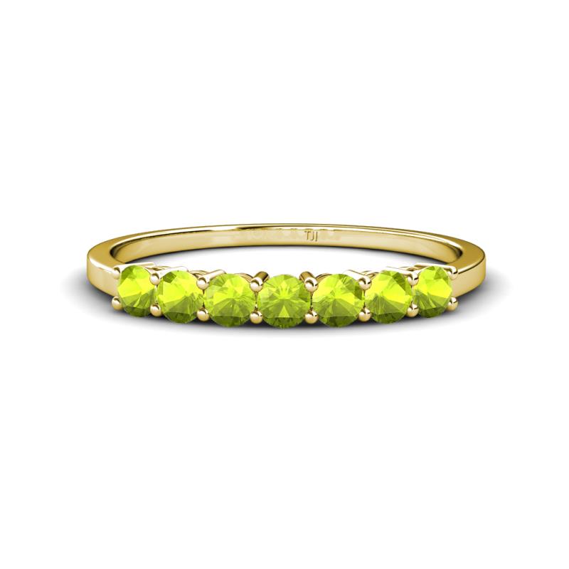 Vivian 3.00 mm Peridot Wedding Band 