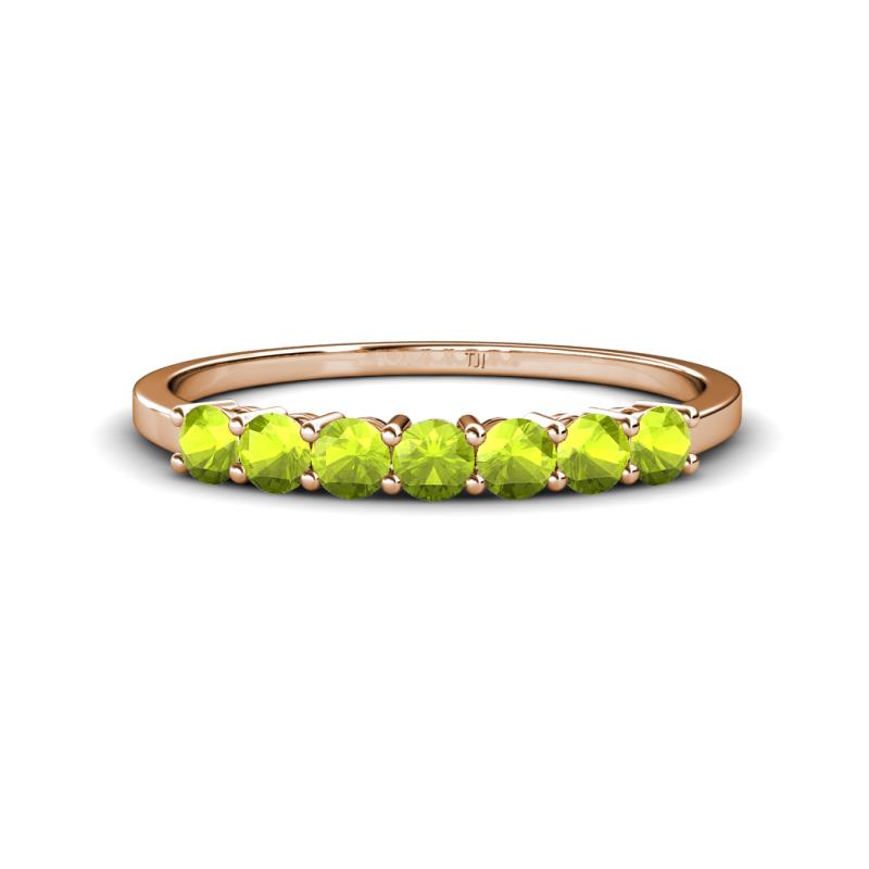 Vivian 3.00 mm Peridot Wedding Band 