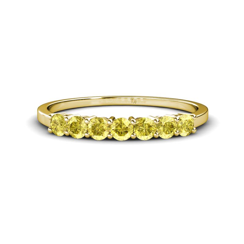 Vivian 3.00 mm Yellow Sapphire Wedding Band 