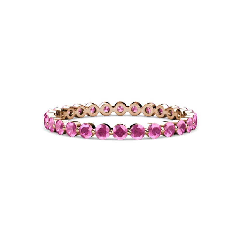 Valerie 2.00 mm Pink Sapphire Eternity Band 
