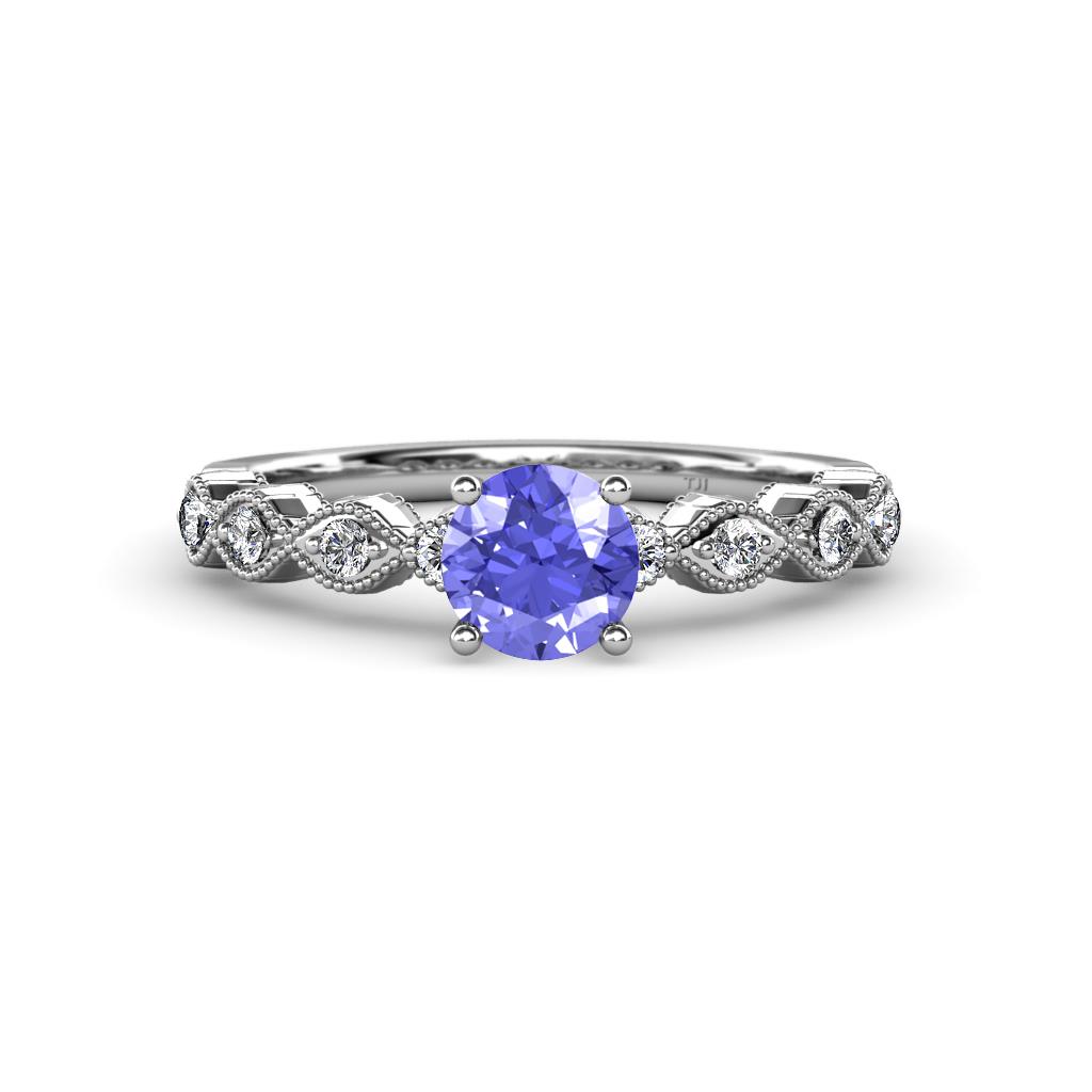 Amaira Tanzanite and Diamond Engagement Ring 