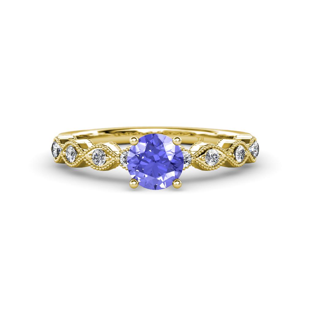 Amaira Tanzanite and Diamond Engagement Ring 