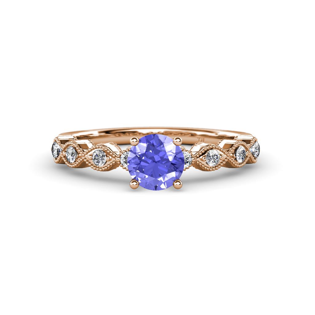 Amaira Tanzanite and Diamond Engagement Ring 