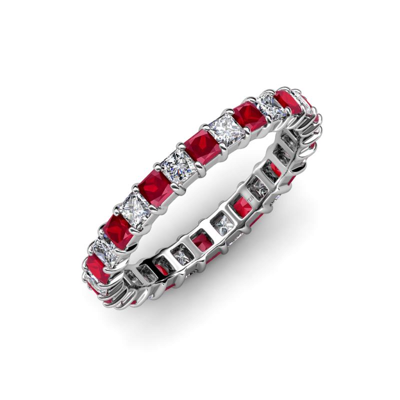 Allie Ruby and Diamond Eternity Band 