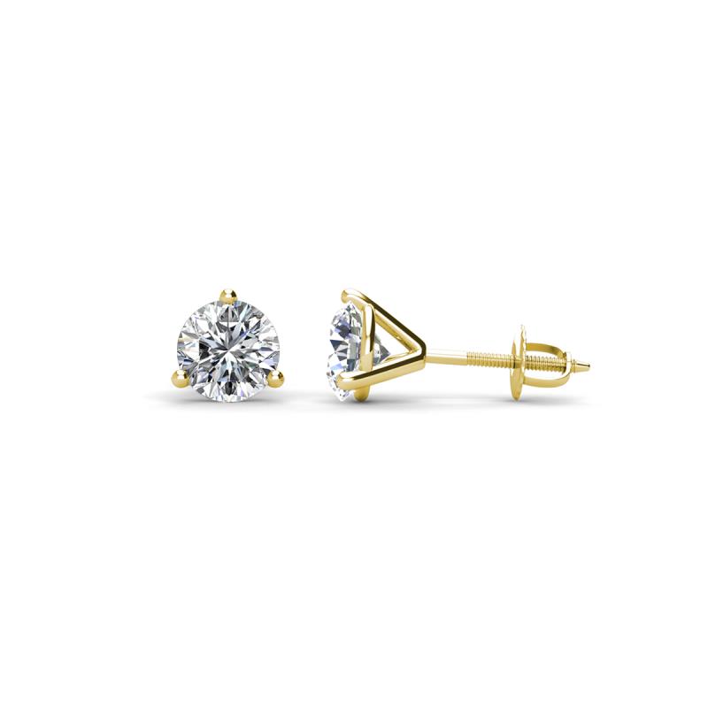 Buy Shiny 050ct Moissanite Stud Earrings  Fiona Diamonds