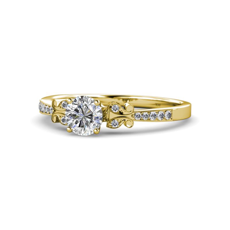 Freya Diamond Butterfly Engagement Ring 