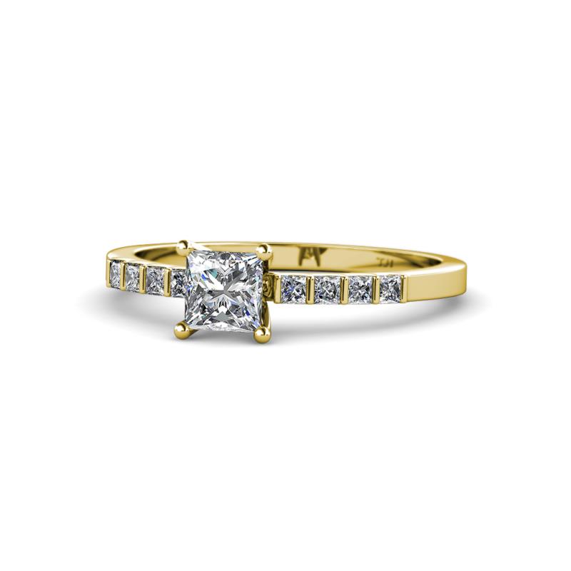 Amra Princess Cut Diamond Engagement Ring 