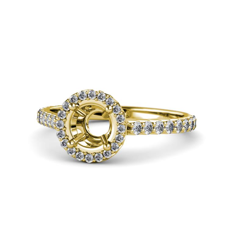 Bella Semi Mount Halo Engagement Ring 
