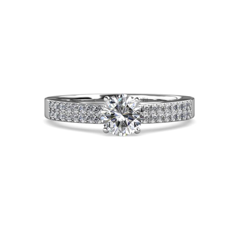 Aurum Diamond Double Row Bridal Set Ring 