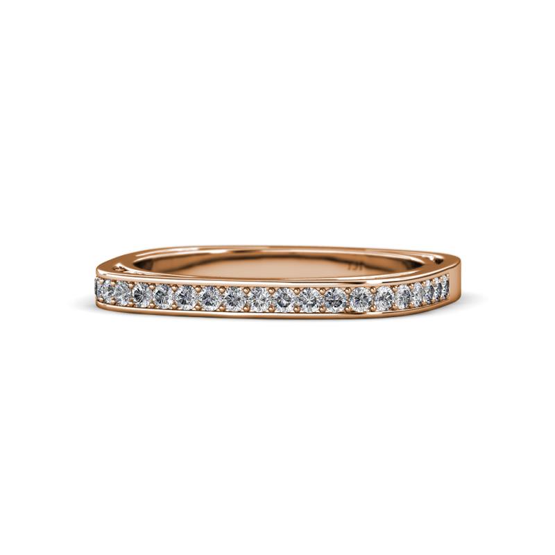 Euro shank online diamond wedding band