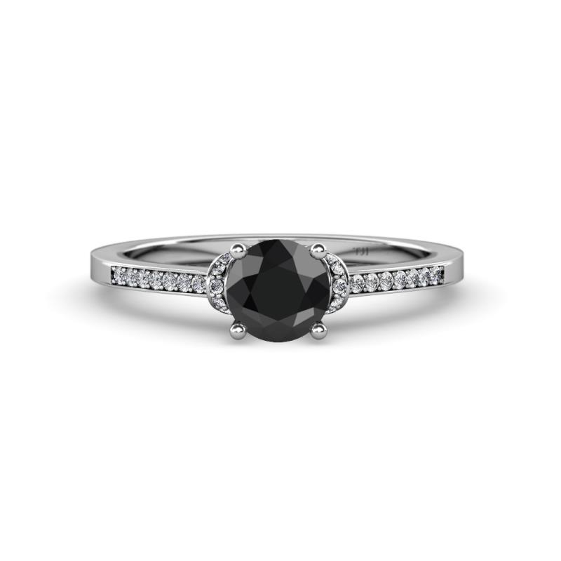 Nessa Black and White Diamond Bridal Set Ring 