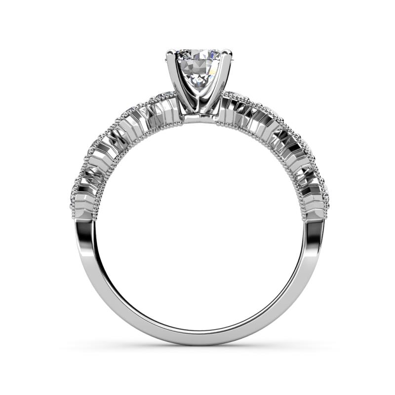 Laine Diamond Marquise Shape Womens Engagement Ring & Matching Diamond ...
