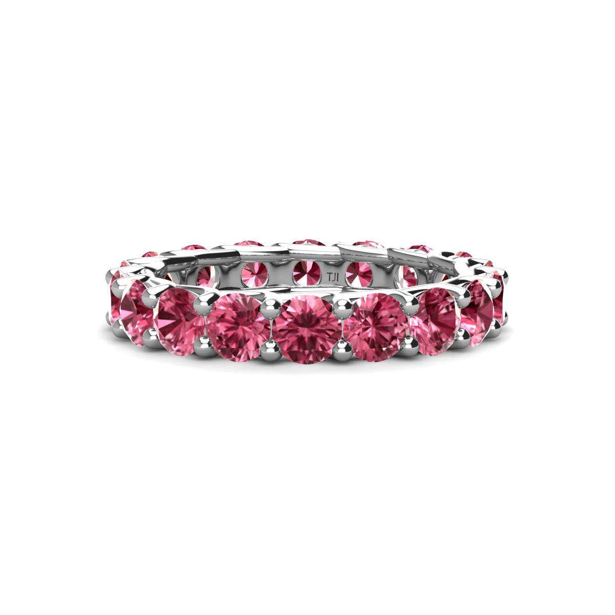 Laida 3.80 mm Pink Tourmaline Eternity Band 