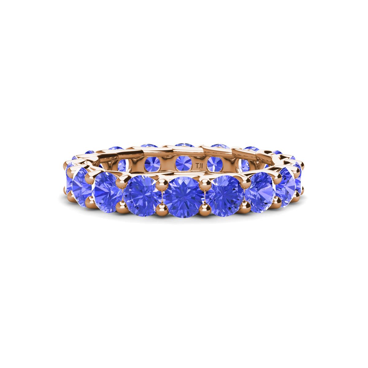 Laida 3.80 mm Tanzanite Eternity Band 