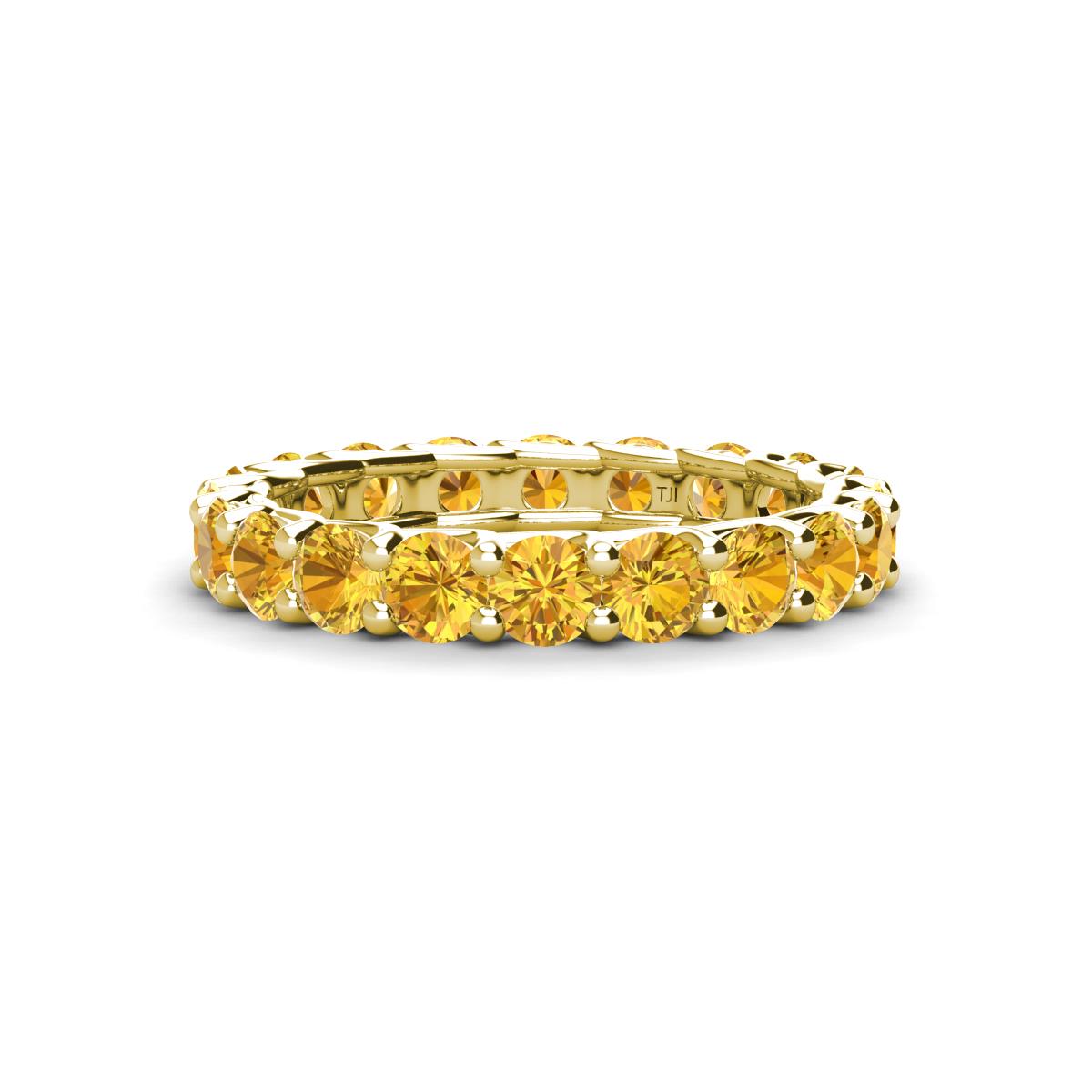 Laida 3.40 mm Citrine Eternity Band 