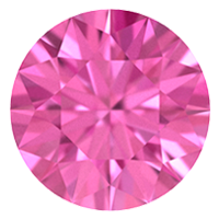 Astera Pink Sapphire and Diamond Circle Halo Pendant 