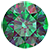 Kitra Diamond and Lab Created Alexandrite Halo Pendant 