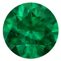 Levana Signature Emerald and Diamond Halo Engagement Ring 