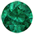 Ethan 3.00 mm Round Emerald and Amethyst 2 Stone Men Wedding Ring 